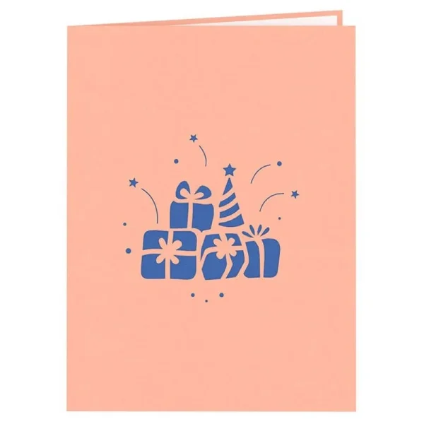 Papercrush pop-up kaart happy birthday voorkant