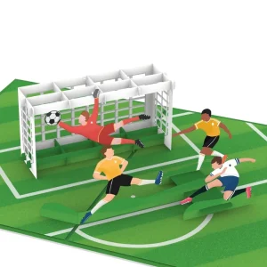Papercrush pop-up kaart voetbal