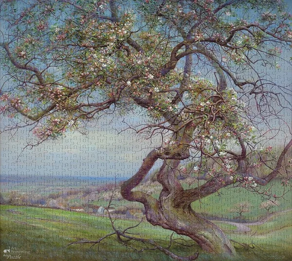 Patrick Creyghton puzzel bloeiende appelboom puzzel