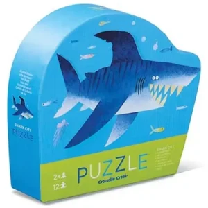 Crocodile Creek puzzel haai, 12st