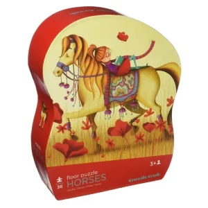 Crocodile Creek puzzel paarden 36 pcs