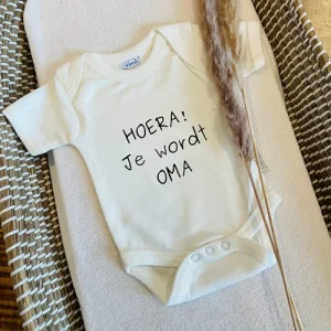 Bibi Kidz romper hoera je wordt oma