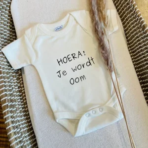 Bibi Kidz romper hoera je wordt oom