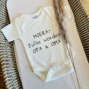 Bibi Kidz romper hoera jullie worden opa & oma