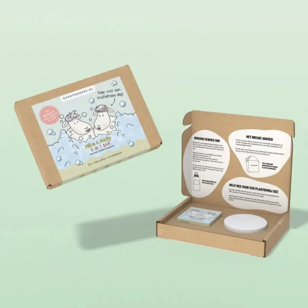 Shampoo Bars giftbox Mike en Molly