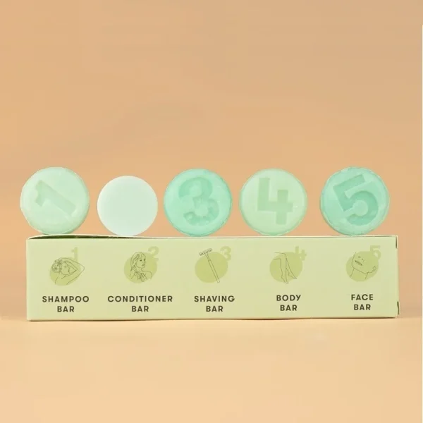 Shampoo Bars starterspakket aloë vera en komkommer