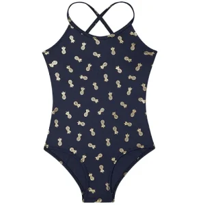 Slipstop | badpak pine navy ananas goud