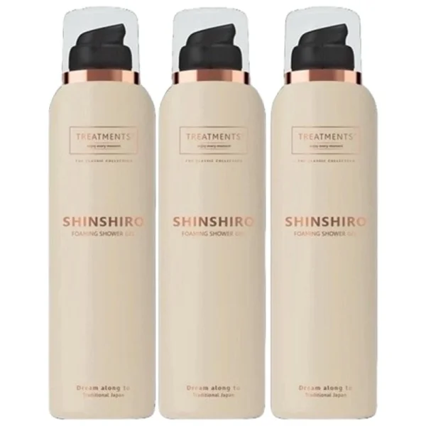 Treatments voordeelpakket 3x foaming showergel Shinshiro