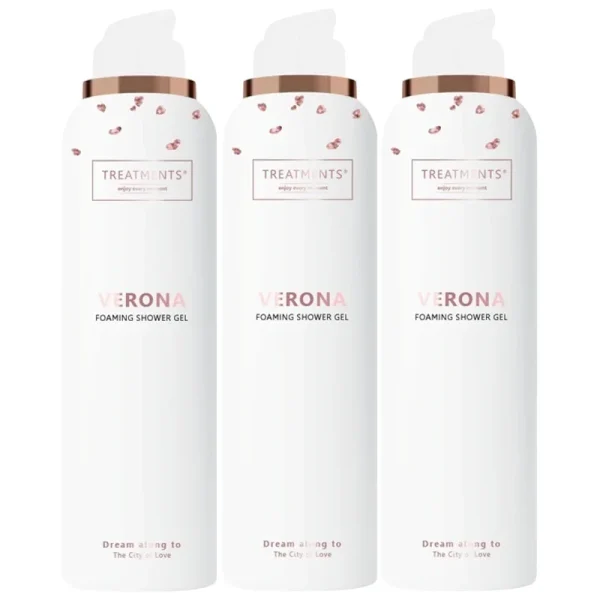 Treatments voordeelpakket 3x foaming showergel Verona