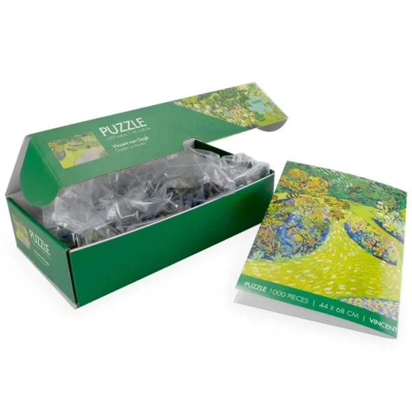 Vincent van Gogh puzzel Tuin in Auvers binnenkant