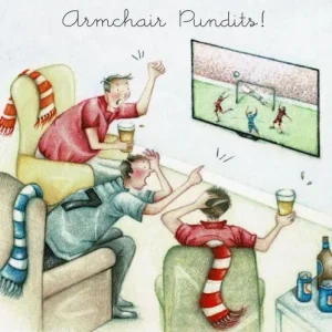 Berni Parker - wenskaart armchair pundits