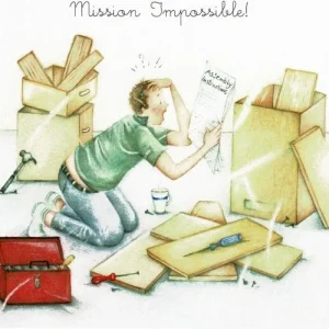 Berni Parker - wenskaart mission impossible