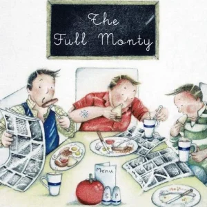 Berni Parker - wenskaart the full monty