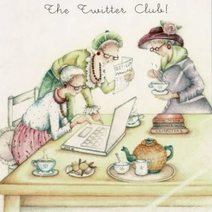 Berni Parker - wenskaart the twitter club