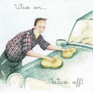 Berni Parker - wenskaart wax on