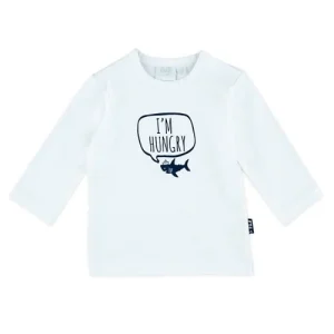 Feetje longsleeve wit nice to eat you