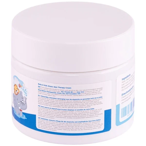 Babyton beschermende verzorgingscrème atopische huid 100 ml achterkant