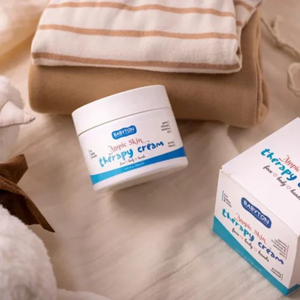 Babyton beschermende verzorgingscrème atopische huid 100 ml sfeerfoto