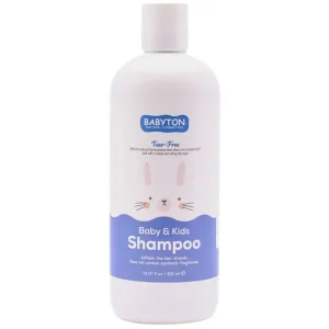 Babyton natuurlijke tranenvrije shampoo 400 ml voorkant