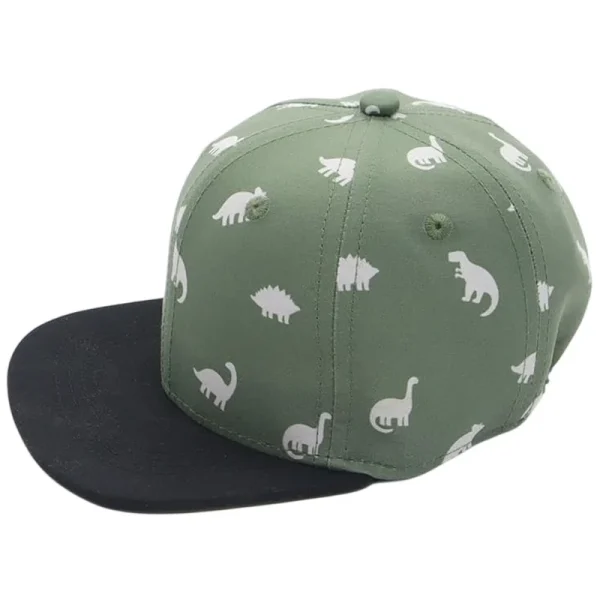 Slipstop pet dino green zijkant links