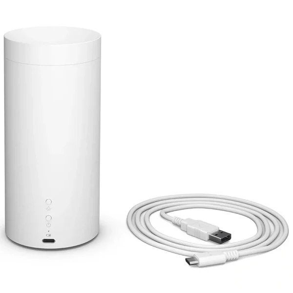 Volatile aroma diffuser Lucy wit met oplaadkabel