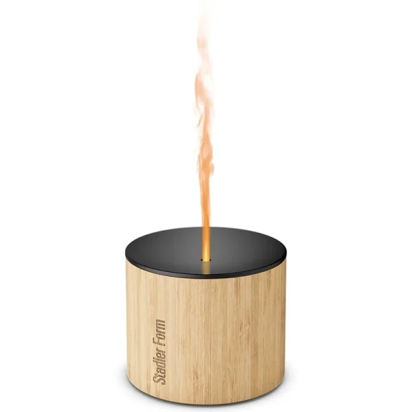 Volatile aroma diffuser Nora bamboe met vlammetje